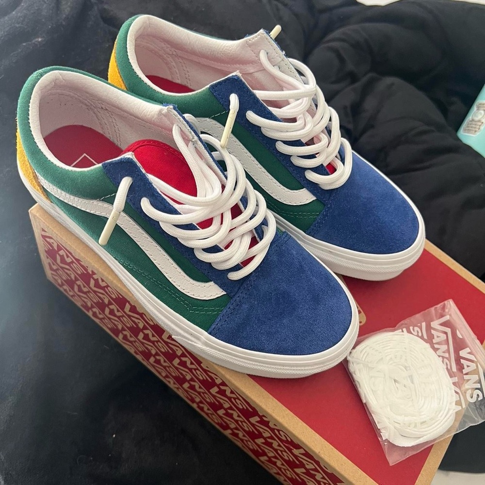 Vans Old Skool Yacht Club Multicolor Suede Sneakers